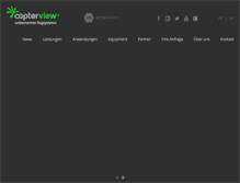 Tablet Screenshot of copter-view.com